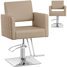 Barber's frisør. Kosmetisk med en fodskammel Physa Ribbleton - beige