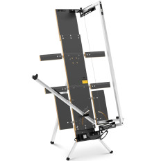 Machine cutter for styrofoam with a bracket with a stand of a length of 1300 mm depth. 330 mm 200 w