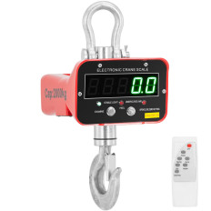 Hack svars ir apturēts ar LED tālvadības pulti 2000 kg / 1 kg