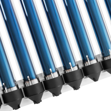 Saulessargu Collector Pipe uz rāmja 200-240 L 24 caurules 6 bārs