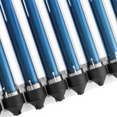 Sunner Collector Pipe op het frame 200-240 L 24 Pijpen 6 bar