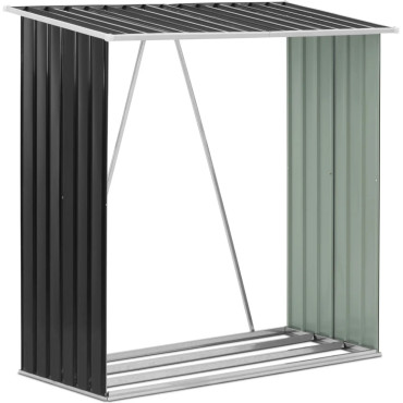 Rack para lenha. Telhado 165 x 82 x 160 cm