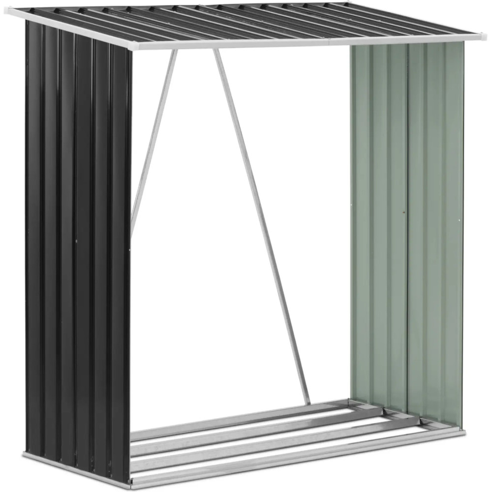 Rack for firewood. Roofed 165 x 82 x 160 cm Rack for firewood. Roofed 165 x 82 x 160 cm