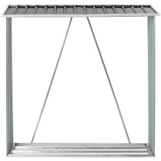 Rack för ved. Takat 165 x 82 x 160 cm