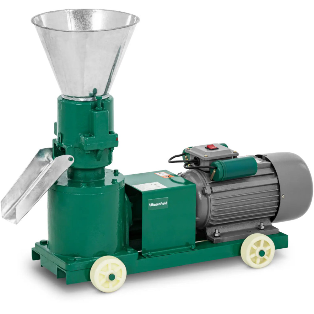 Peeleciarka Pritisnite za proizvodnjo peletov žagovine PAS II 120 mm 100 kg / h 2200 w