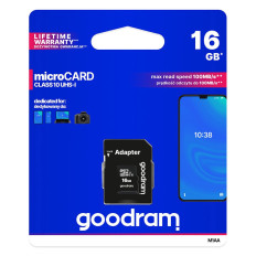 Microcard 16 GB Micro SD HC / XC Minneskort UHS-I Adapter SD Läs till 100MB / s