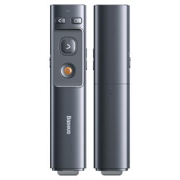Laserový indikátor Orange Dot AI s automatickou transkripciou hlasu pre text - sivá