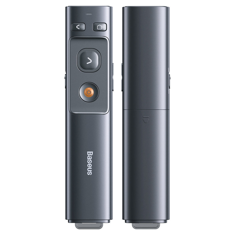 Indicateur laser orange DOT AI avec transcription automatique de la voix pour texte - gris