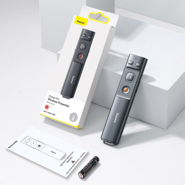 Laseranzeige Orange Dot Ai mit automatischer Transkription der Stimme für Text - grau