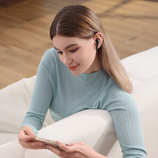 Brezžične slušalke Bowie E12 Bluetooth 5.3 USB A / C - Črna