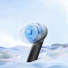 Wireless kõrvaklapid Bowie E12 Bluetooth 5.3 USB A / C - must