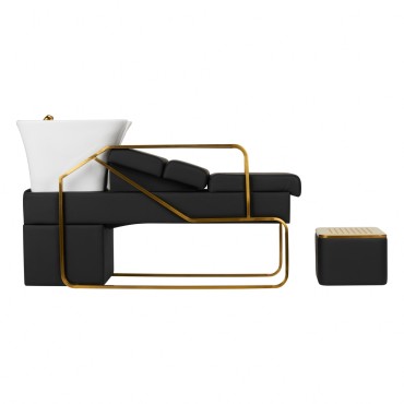 Unité de lavage de cheveux GABBIANO Emma Black Gold — vue latérale