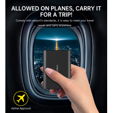 Powerbank stacja zasilania 27000 mAh 2x USB-A 2x USB-C 100W - czarny