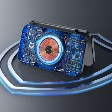 3in1 indukčná nabíjačka pre Apple A funkcia Samsung + Stojan - čierna