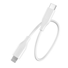 Kabeļu vads iPhone USB-C - Zibens MFI PD 30W 1.2m - balts