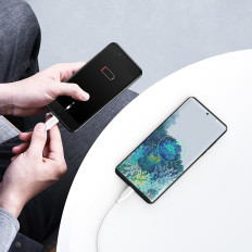 Kabeldraad voor iPhone USB-C - Lightning MFI PD 30W 1.2m - wit