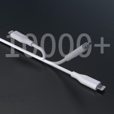 Kabeļu vads iPhone USB-C - Zibens MFI PD 30W 1.2m - balts