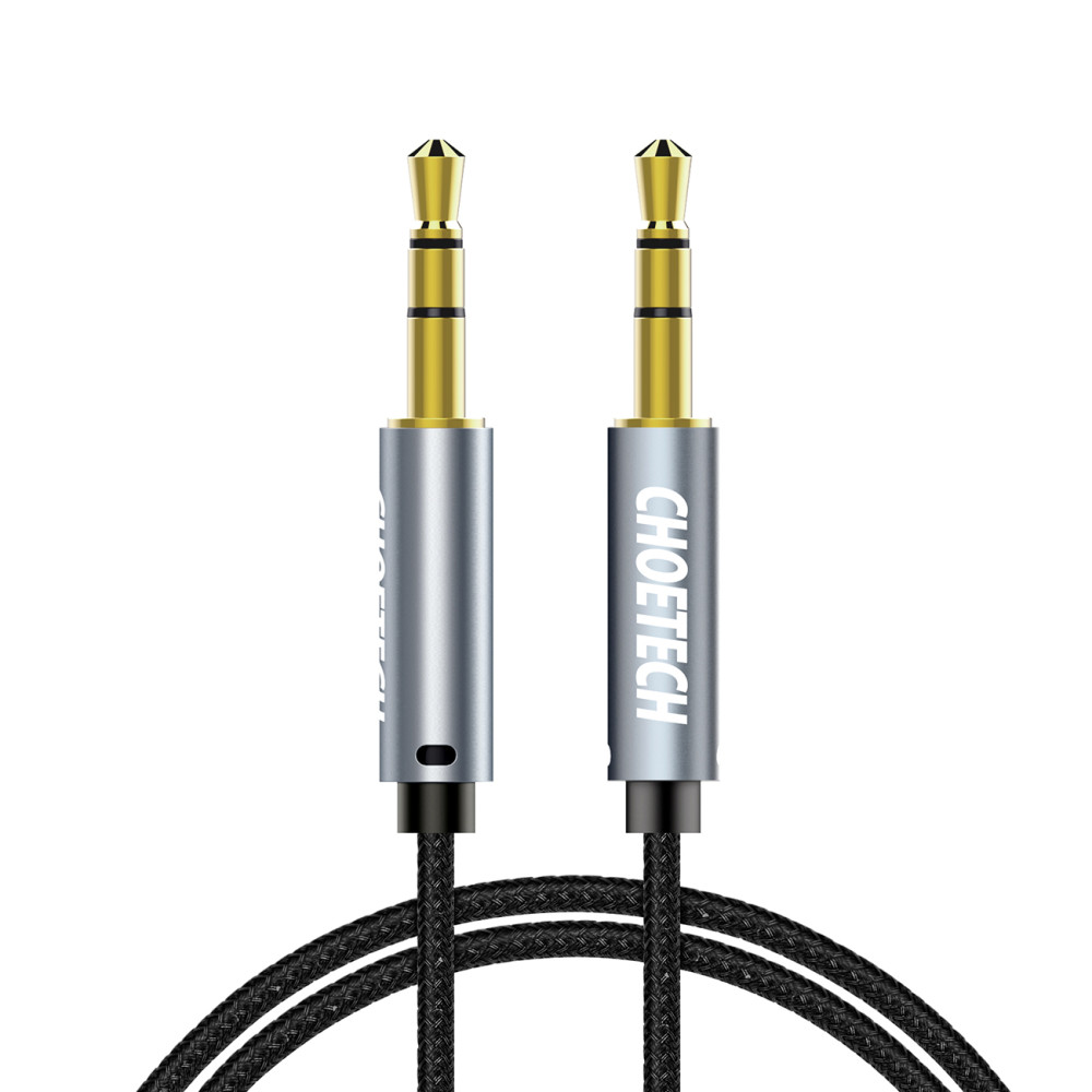 AUX AUDIO Kabel til 2x mini jack højttaler 3.5mm mandlige 1.2m - Sort