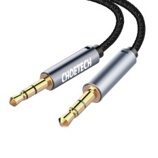 Cavo audio AUX per altoparlante 2x Mini Jack 3.5mm maschio 1.2m - Nero