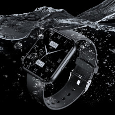 SmartWatch med anslutningsmottagningsskärm 1,91 '' IP67 - Svart