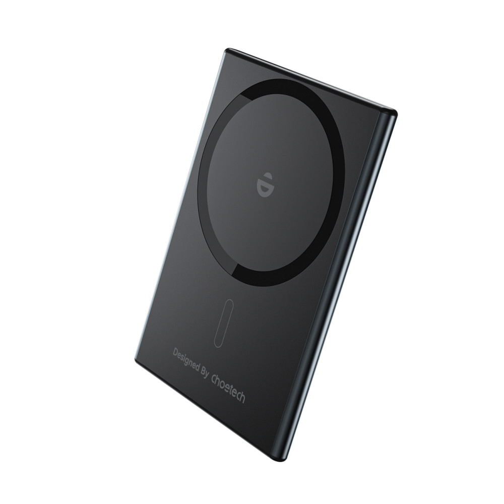 Powerbank Inductive 2000mAh super dunne 5W magaas Qi - zwart