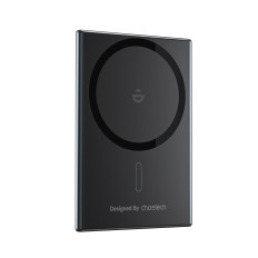 Powerbank induktív 2000mah szuper vékony 5W mágsafe qi - fekete