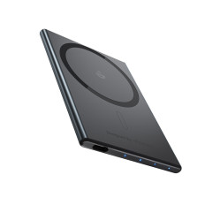 Powerbank Inductive 2000MAH Super Thin 5W MagSafe Qi - Svart