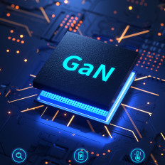 Adaptér Cestovní nabíječka 35W EU / US / AUS / UK s vestavěným kabelem USB-C - černá