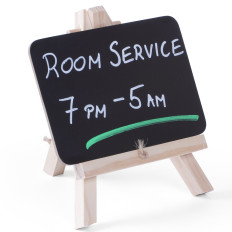 Table advertising storage plate on a 148x97mm easel. 2 pcs. - Hendi 664087