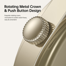 SmartWatch Classic Series with connection receiving function Screen 1.32'' IP68-Golden