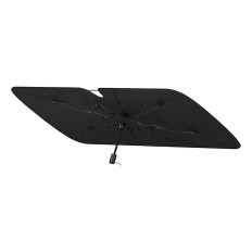 Cobertura para o guarda-chuva do carro para o carro no coolride de pára-brisa 142x75cm - preto