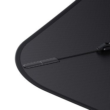 Cobertura para o guarda-chuva do carro para o carro no coolride de pára-brisa 142x75cm - preto