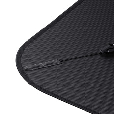 Cubra para el paraguas del coche para el automóvil en el parabrisas CoolRide 142x75cm - Negro