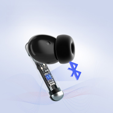 Sounfii R4 slušalke Bluetooth 5.3 ENC - Black
