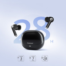 SOUNFII R4 Kuulokkeet Bluetooth 5.3 Enc - Musta