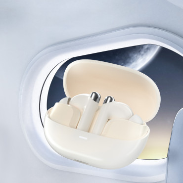 Sounfii R4 slušalke Brezžični Bluetooth 5.3 ENC - WHITE