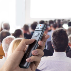 Ένδειξη λέιζερ Πορτοκαλί Dot ασύρματο για παρουσίαση - γκρι