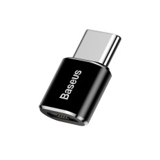 Mini adattatore adattatore con micro USB su USB-C - Nero
