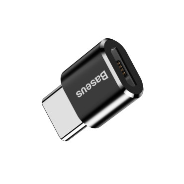 Mini adaptador adaptador con micro USB en USB-C - Negro