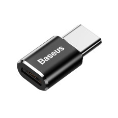 Mini adapter adapter med mikro USB på USB-C - svart