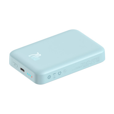 Mini 10000 MAH 20W + Cabo USB-C - Azul