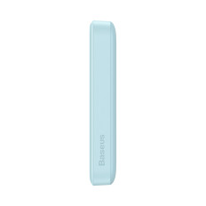 "PowerBank Indukcinis Magnetinis Mini 10000 Mah 20W + USB-C kabelis - mėlyna