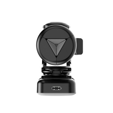 Selfie vara telescópica com controle remoto + 2x lâmpada LED tripé de lâmpada para o telefone 1.3m - preto