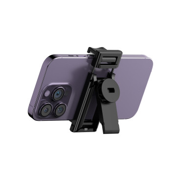 Selfie vara telescópica com controle remoto + 2x lâmpada LED tripé de lâmpada para o telefone 1.3m - preto