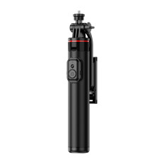 Selfie Stick Telescopic con trípode de control remoto en el teléfono 1.3m Aluminio - Negro