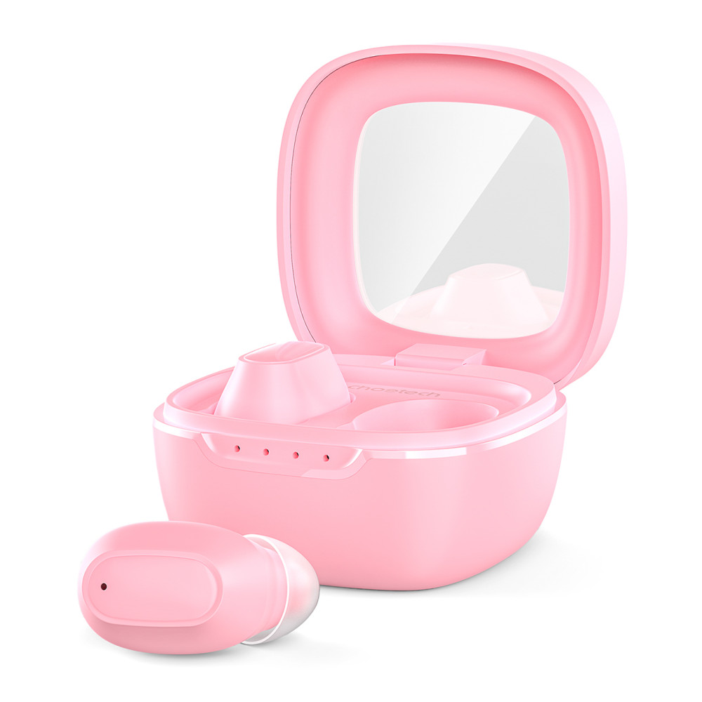 Fones de ouvido Siga MEMS Wireless TWS Bluetooth 5.3 - Pink