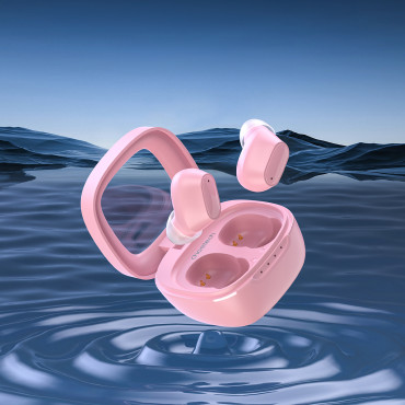 Sluchátka Sledujte MEMS Wireless TWS Bluetooth 5.3 - Pink