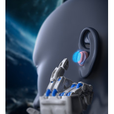 Slušalice Slijede mems bežični TWs Bluetooth 5.3 - ružičasta