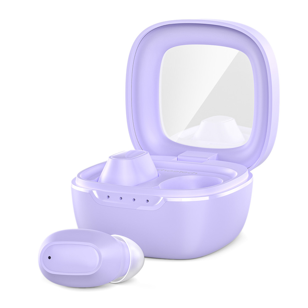Siga os fones de ouvido MEMS WIREIAS TWS Bluetooth 5.3 - Roxo