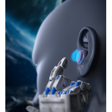 Följ hörlurar MEMS Wireless TWS Bluetooth 5.3 - Lila